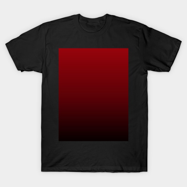 minimalist preppy gothic red black burgundy ombre T-Shirt by Tina